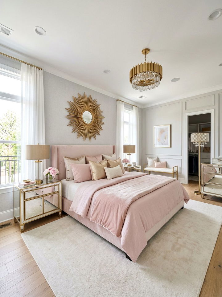 Sunburst Wall Mirror - 30 bedroom mirror ideas