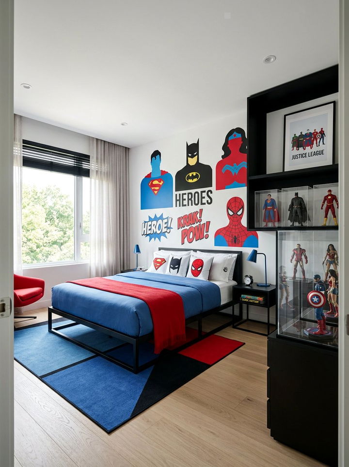 Superhero Bedroom Theme - 30 boys bedroom ideas