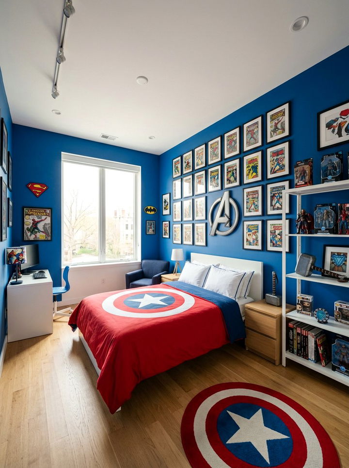 Superhero Bedroom - 30 comic book bedroom ideas