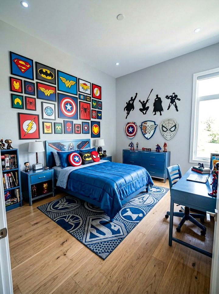 Superhero bedroom - 30 nerd bedroom ideas