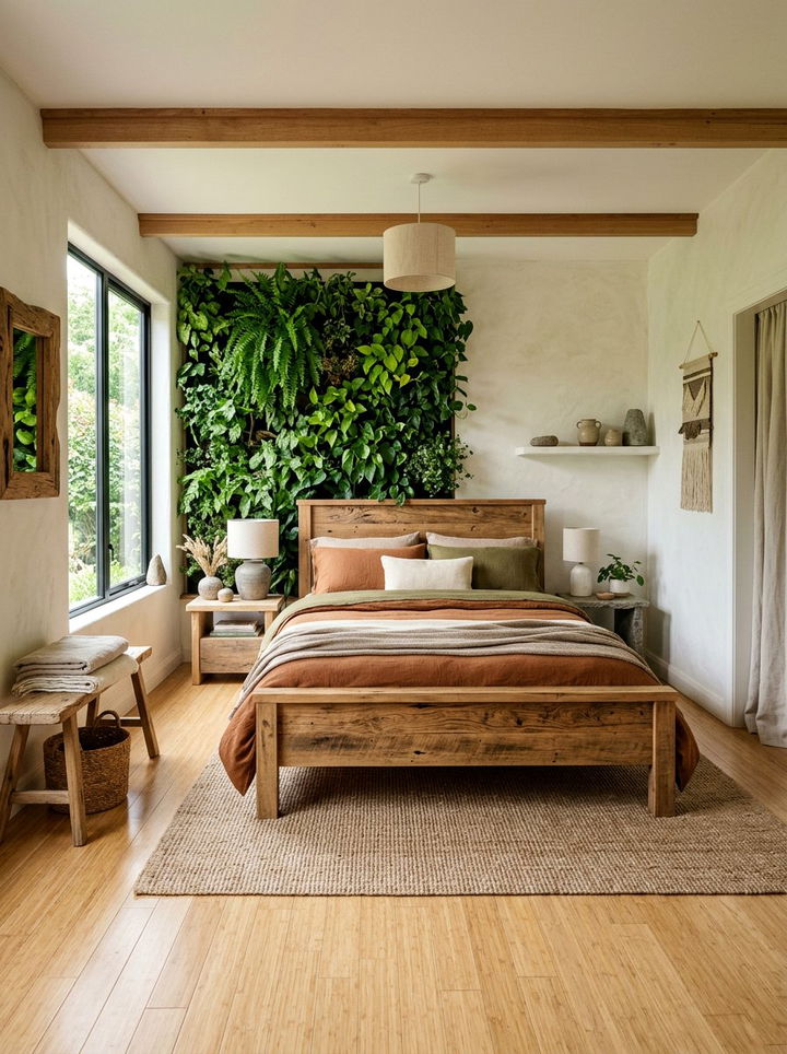 Sustainable Eco Bedroom - 30 viral bedroom ideas