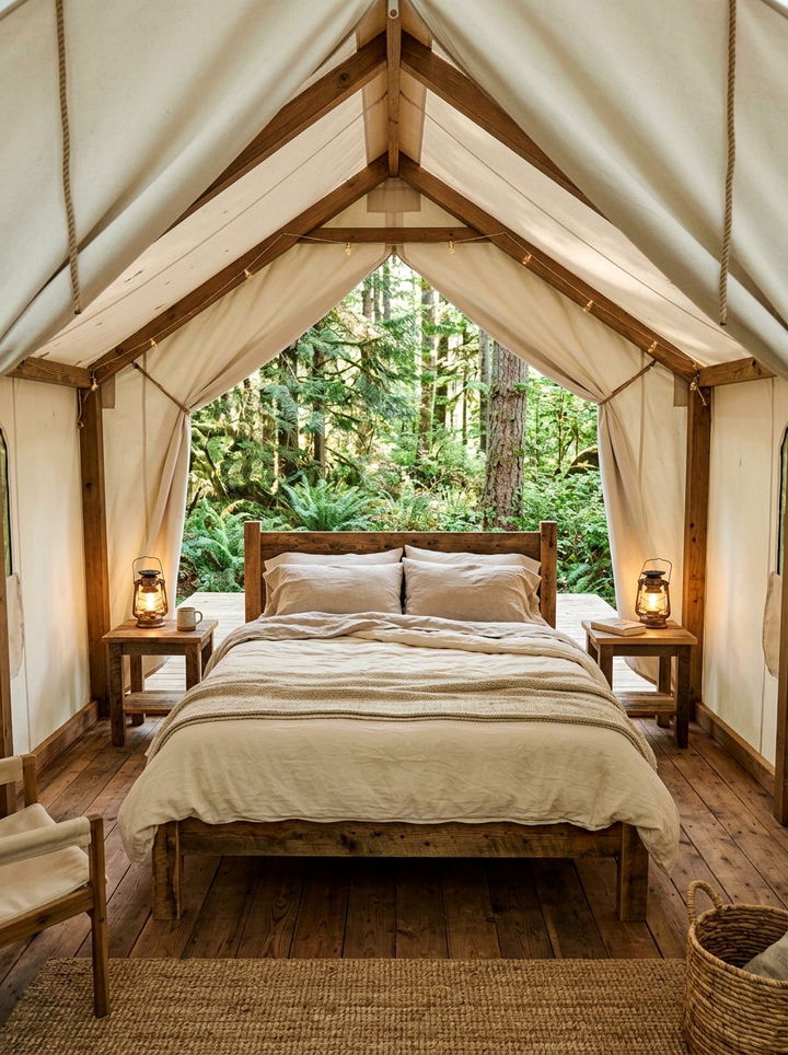Sustainable Eco Camping - 30 camping bedroom ideas