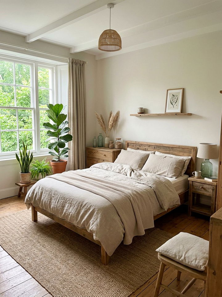 Sustainable Neutral Bedroom - 30 cool neutral bedroom ideas