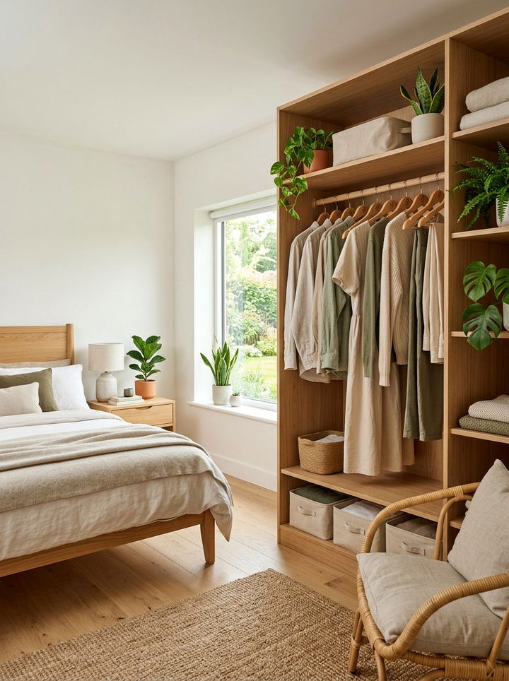 Sustainable Wood Hangers - 30 bedroom wooden hangers