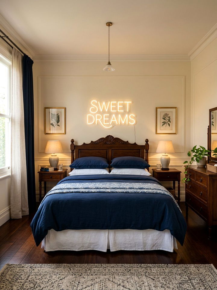 Sweet Dreams Neon Sign - 30 bedroom neon signs