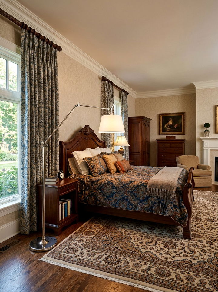 Swing Arm Floor Lamp - 30 bedroom floor lamps