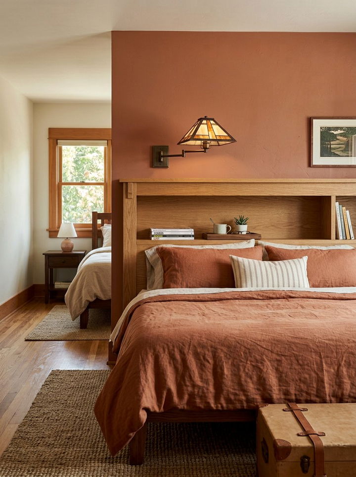 Swing Arm Sconce - 30 bedroom lighting design