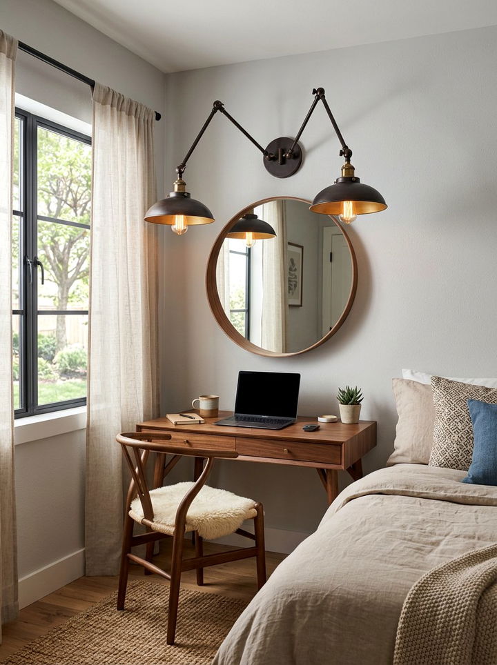 Swing Arm Vanity Light - 30 bedroom vanity lights