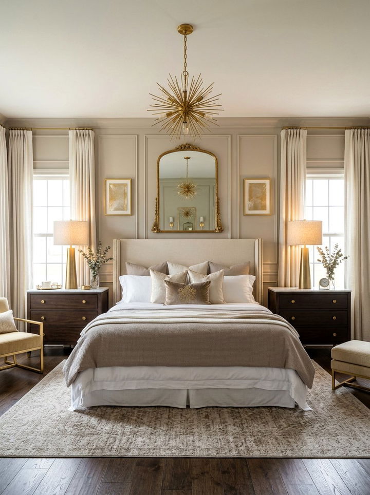 Symmetrical Bedroom Furniture Layout - 30 Hollywood bedroom ideas