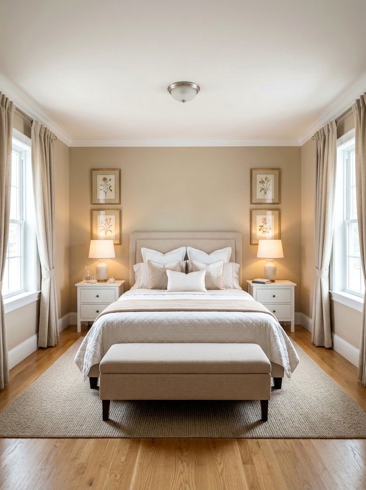 Symmetrical Bedroom Layout - 30 bedroom furniture layout