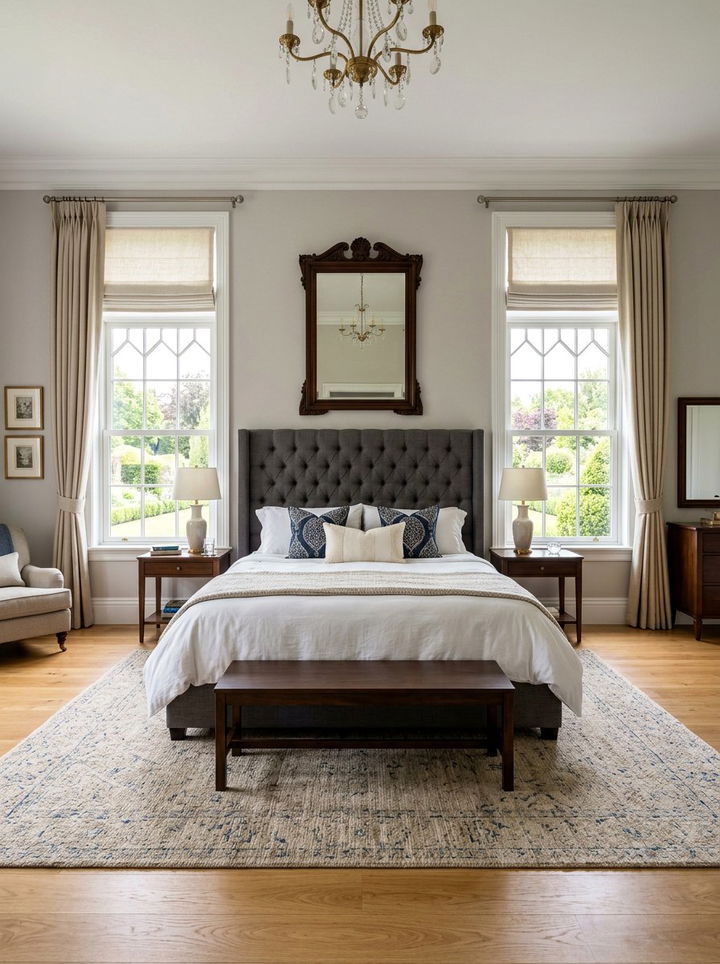 Symmetrical Bedroom Windows - 30 bedroom picture windows