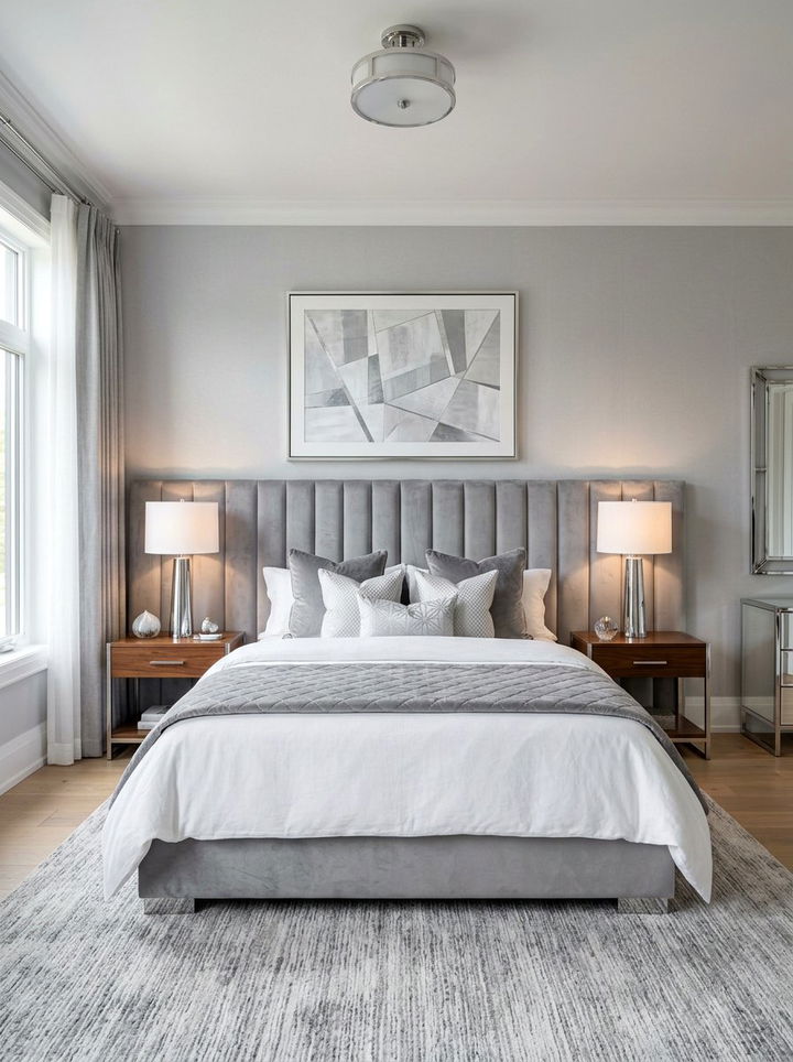 Symmetrical Modern Bedroom - 30 modern bedroom ideas