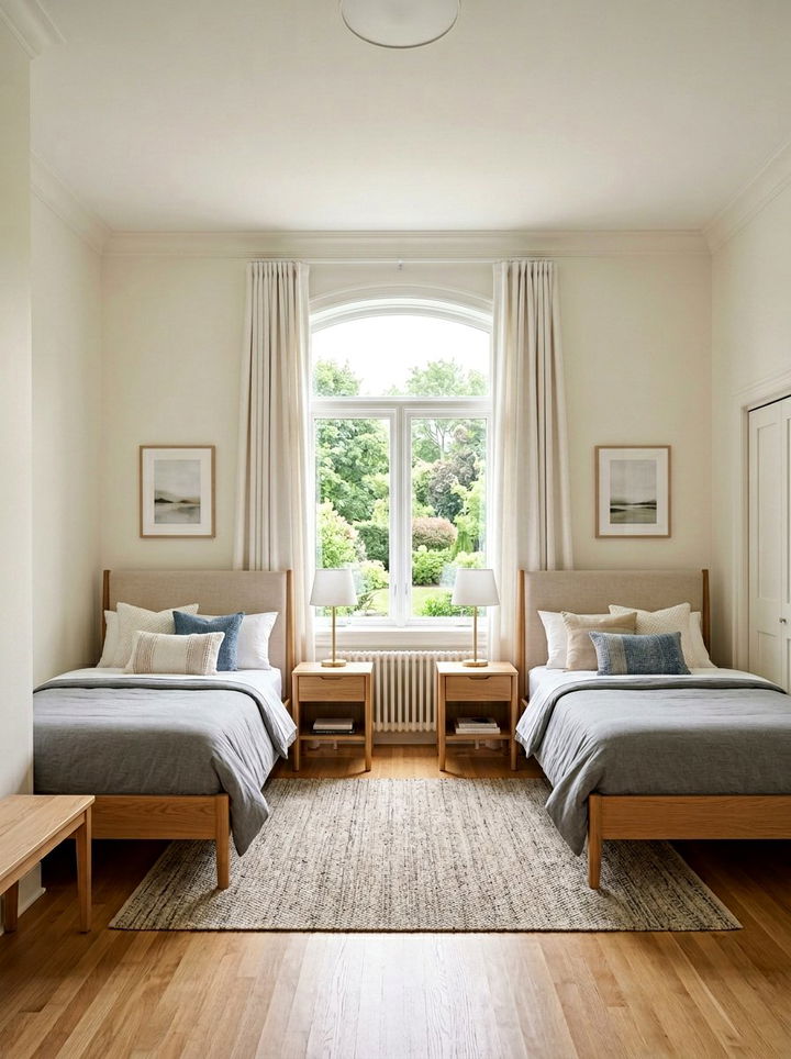 Symmetrical Shared Bedroom - 30 multi-kid bedroom ideas