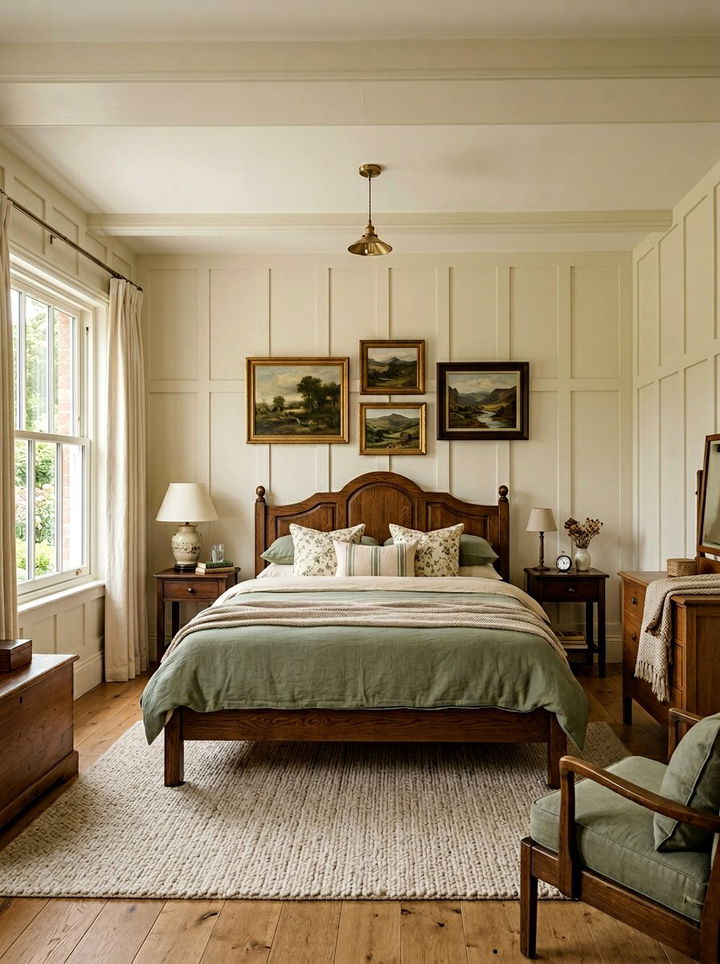 T Shaped Board Batten - 30 bedroom molding ideas