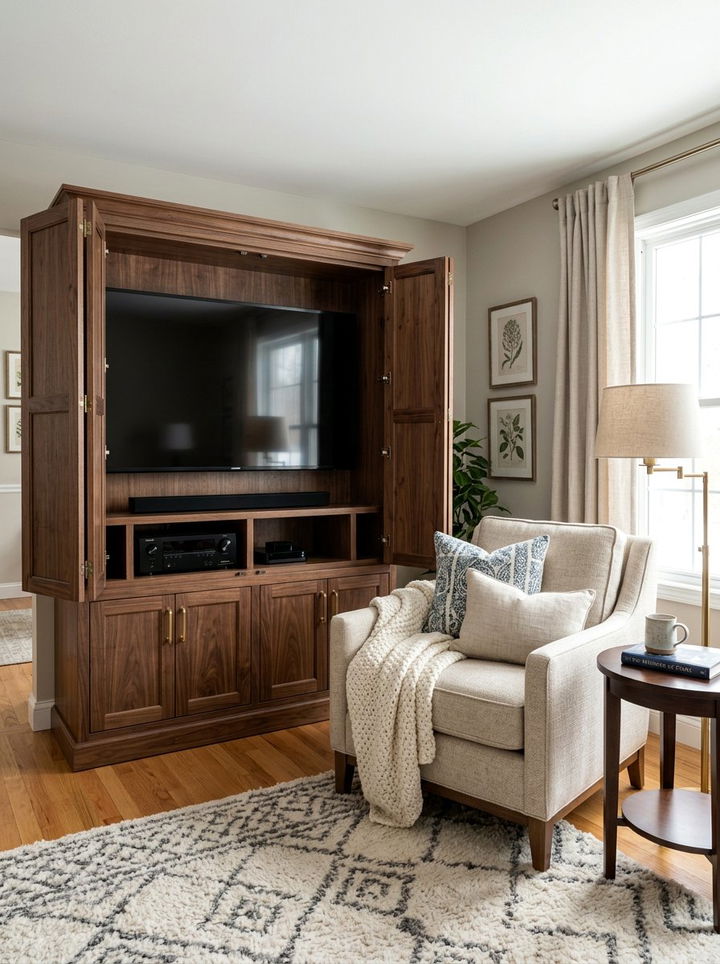 TV Storage Armoire - 30 bedroom armoires