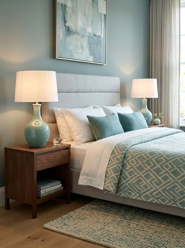 Table lamp lighting - 30 budget bedroom ideas