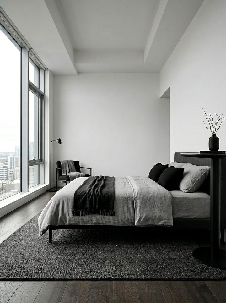 Tall Black Pedestal Table - 30 bedroom tall nightstands