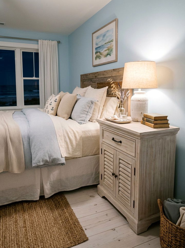 Tall Coastal Nightstand - 30 bedroom tall nightstands