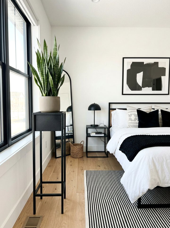 Tall black plant stand - 30 bedroom plant stands