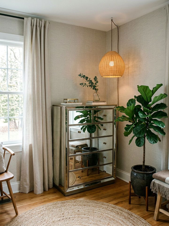 Tall mirrored dresser - 30 bedroom mirrored dressers