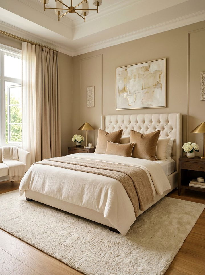 Tan And Cream Bedroom - 30 warm tan bedroom ideas