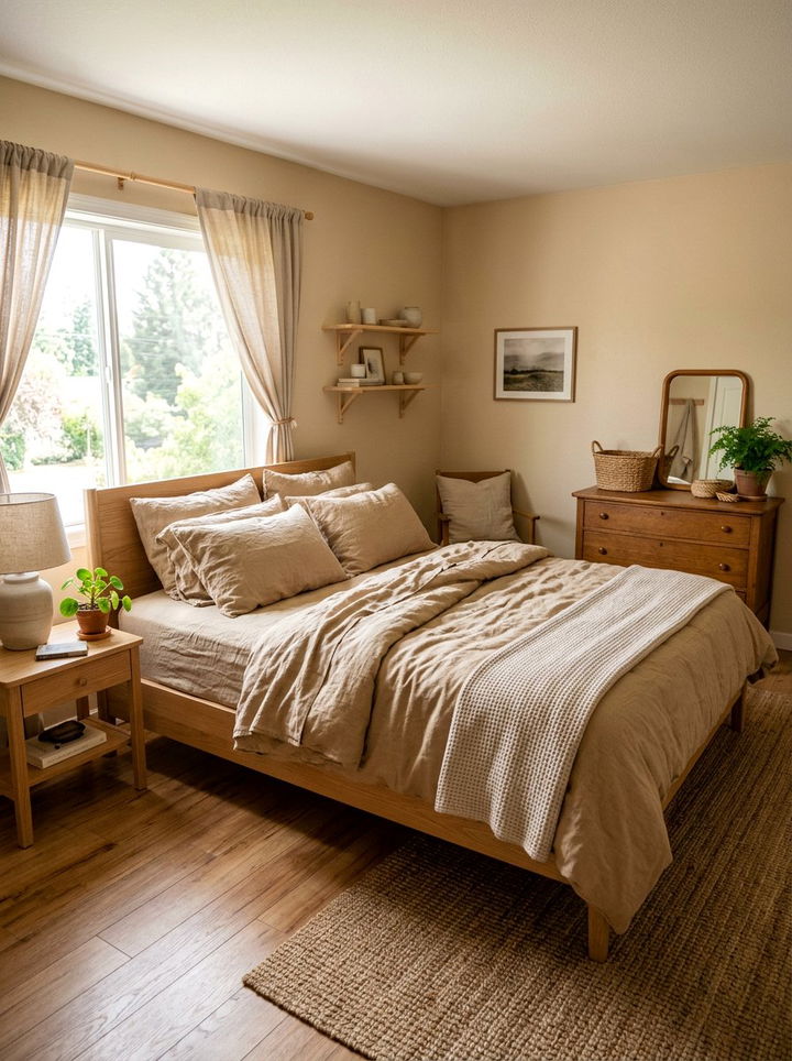 Tan Linens Bedroom - 30 tan bedroom ideas