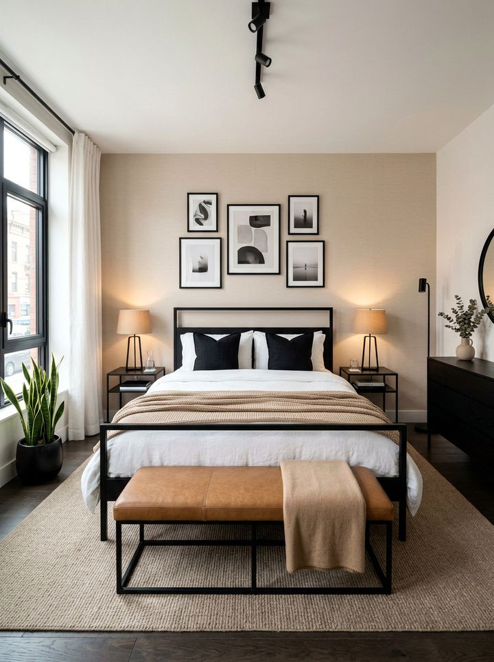 Tan and black bedroom - 30 tan bedroom color schemes