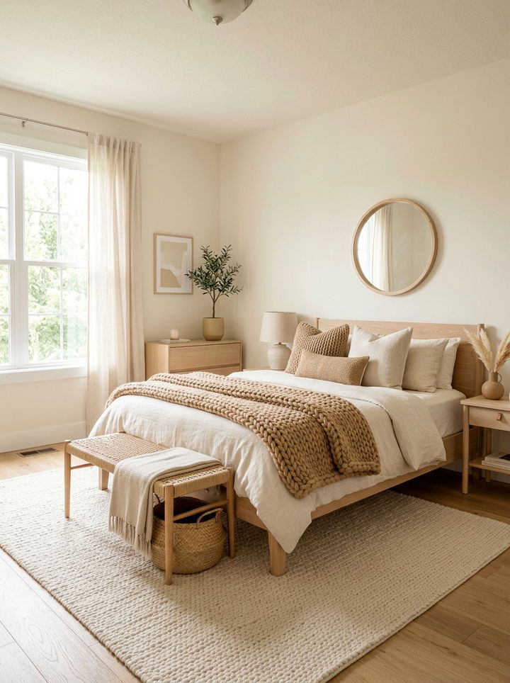 Tan and cream bedroom - 30 tan bedroom color schemes