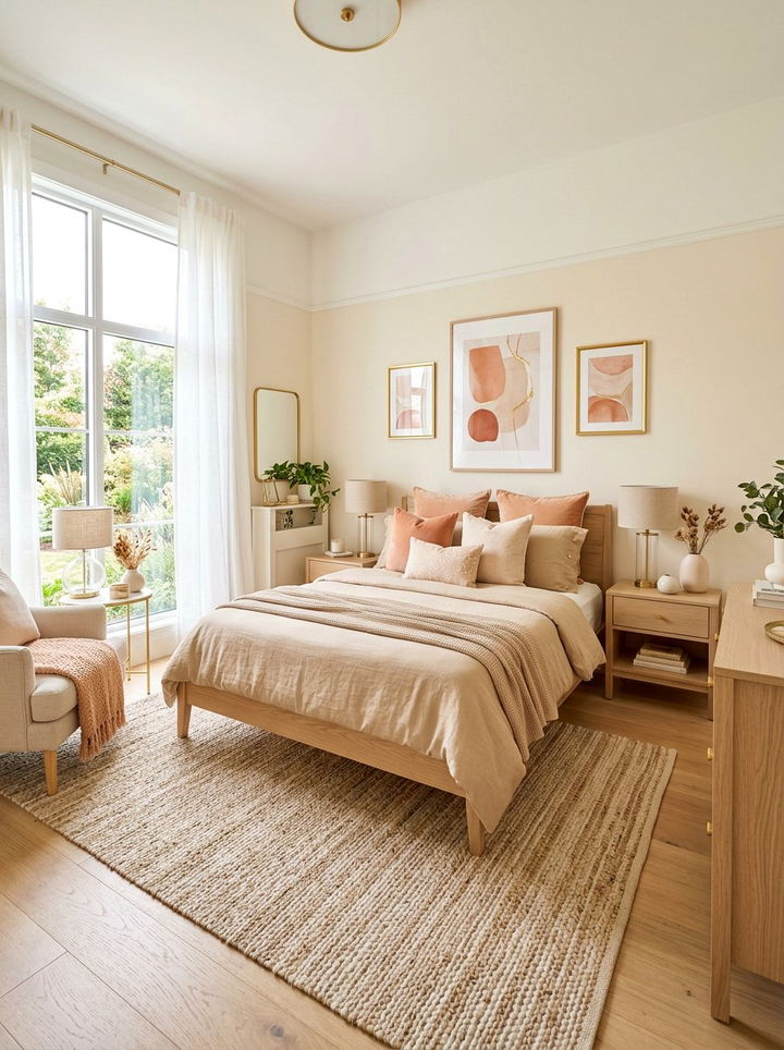 Tan and peach bedroom - 30 tan bedroom color schemes