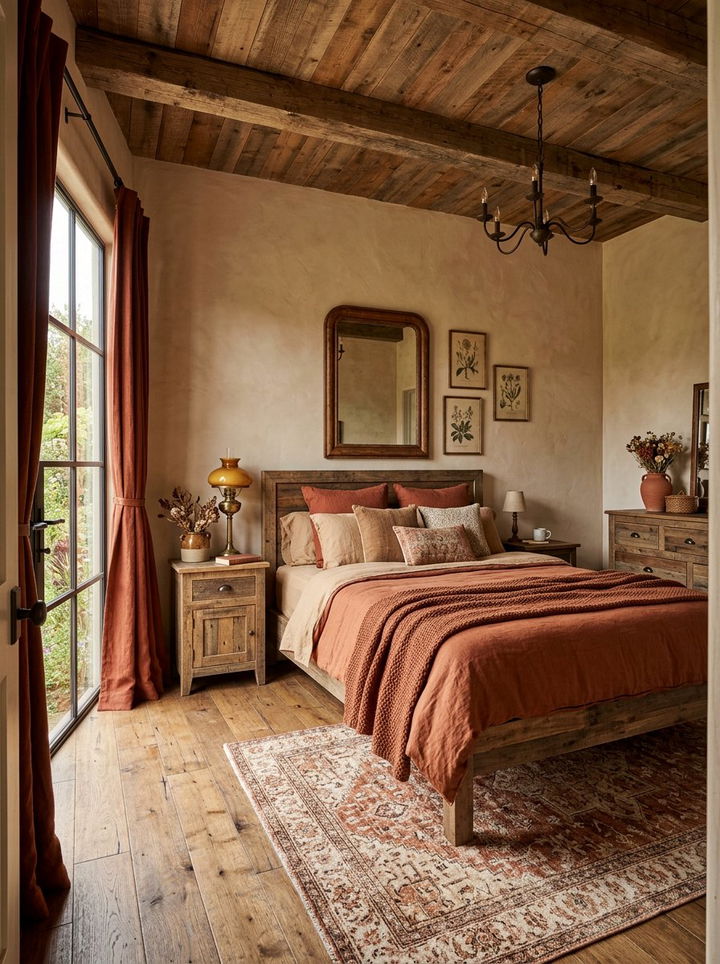 Tan and rust bedroom - 30 tan bedroom color schemes