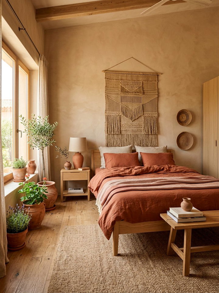 Tan and terracotta bedroom - 30 tan bedroom color schemes