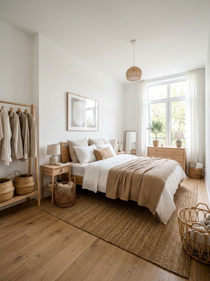 Tan and white bedroom - 30 two tone bedroom ideas