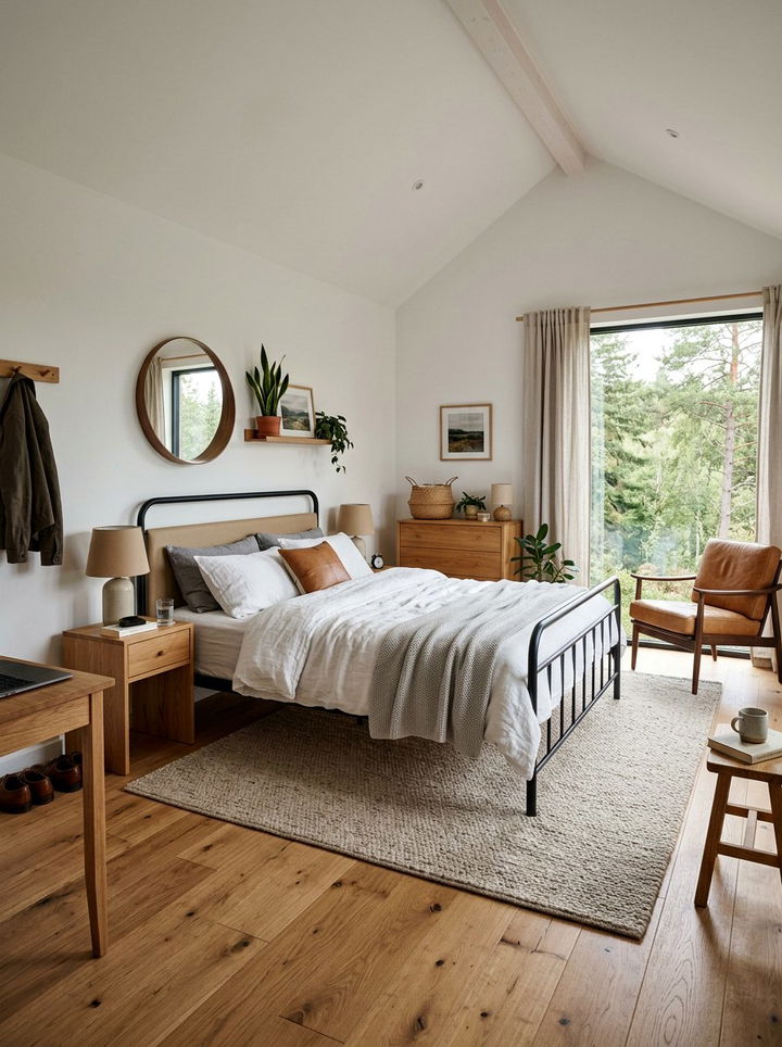 Tan scandinavian bedroom - 30 Scandinavian bedroom color ideas