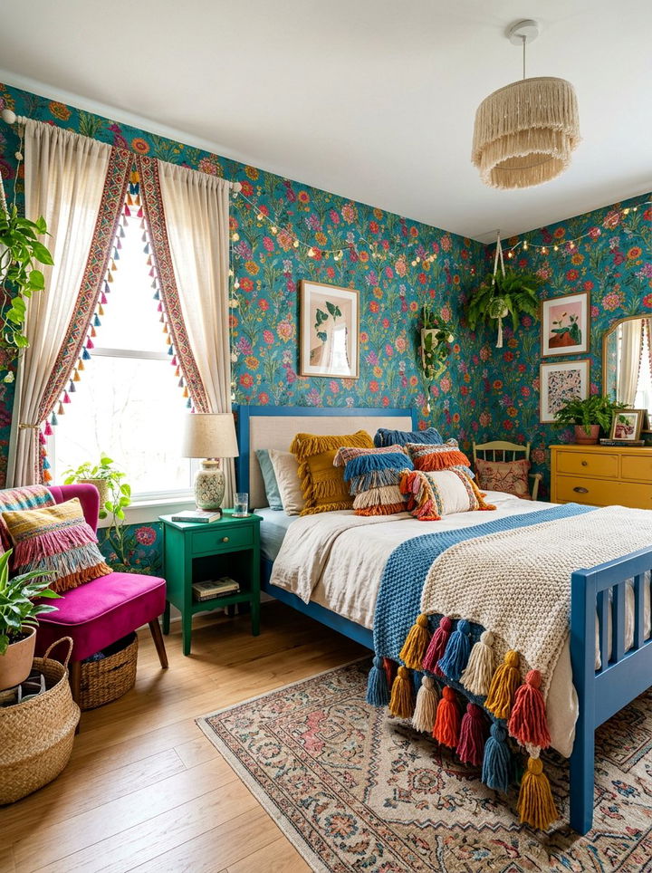 30 Vibrant Maximalist Bedroom Ideas to Show Off Your Style