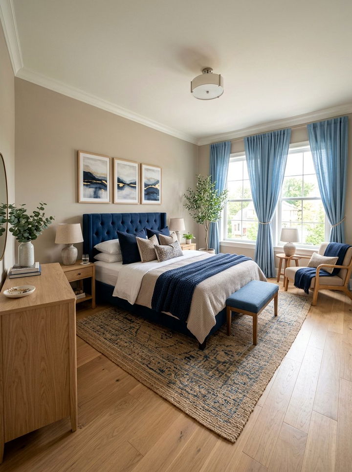 Taupe And Blue Bedroom - 30 taupe bedroom ideas