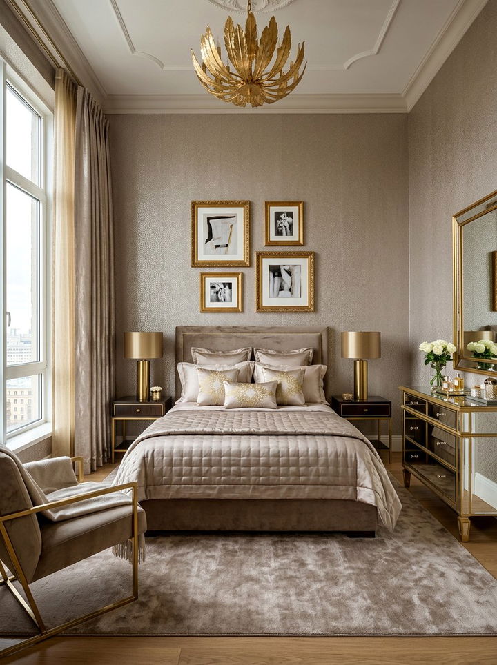 Taupe And Gold Bedroom - 30 taupe bedroom ideas