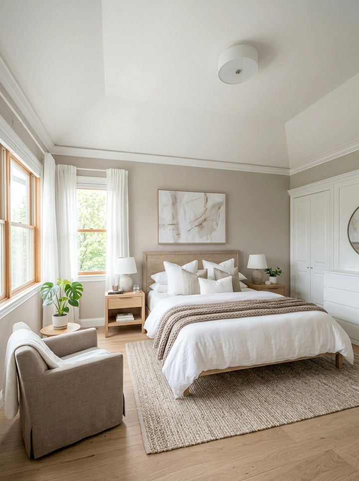 Taupe And White Bedroom - 30 taupe bedroom ideas