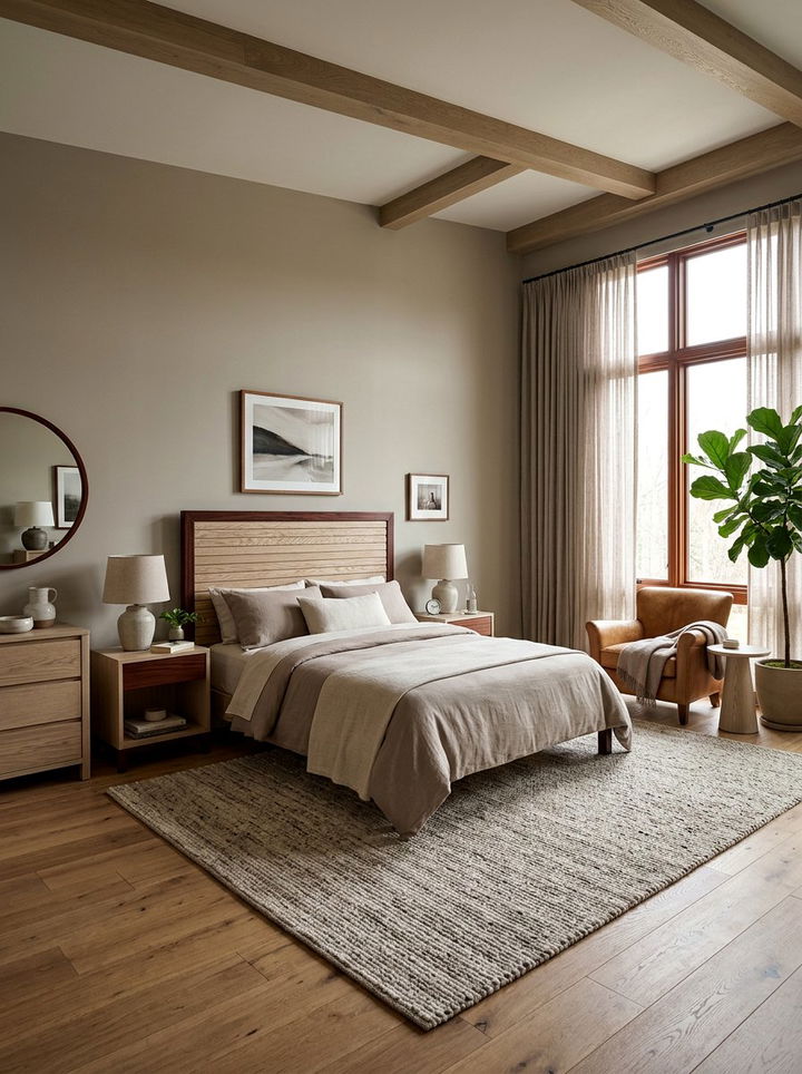 Taupe And Wood Bedroom - 30 taupe bedroom ideas