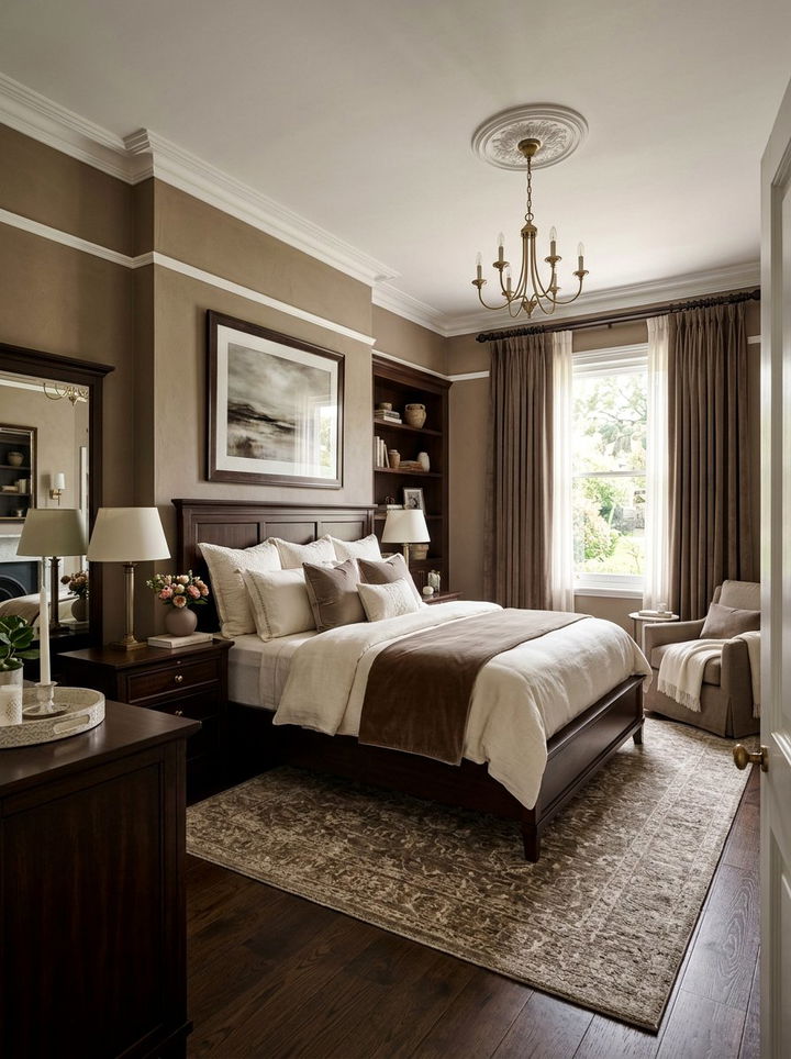 Taupe Bedroom - 30 serene bedroom color ideas