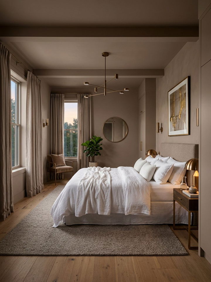 Taupe Bedroom - 30 soft neutral bedroom ideas