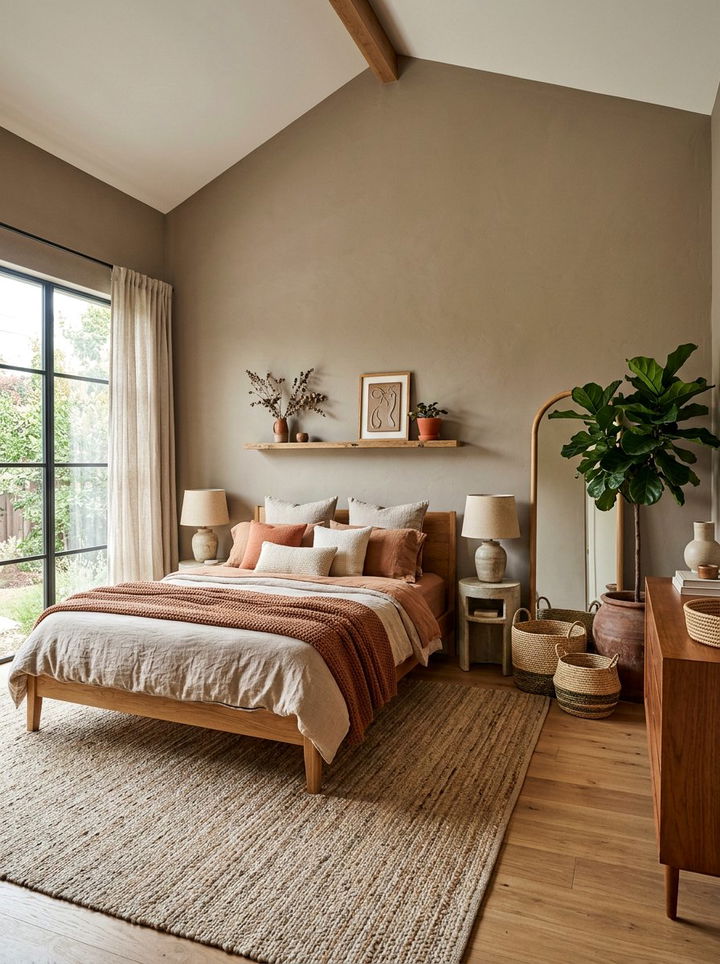 Taupe Earthy Bedroom - 30 taupe bedroom ideas