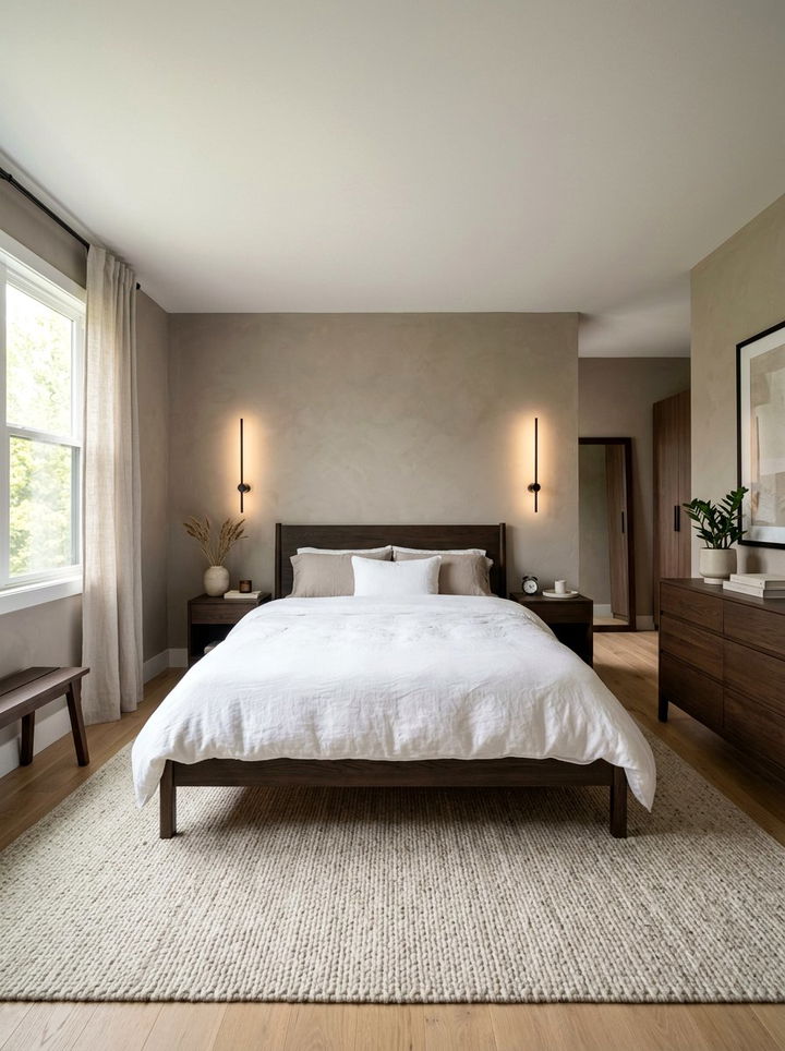 Taupe Japandi Bedroom - 30 japandi bedroom color ideas