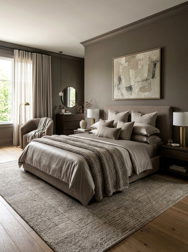 Taupe and Greige Bedroom - 30 taupe bedroom color schemes
