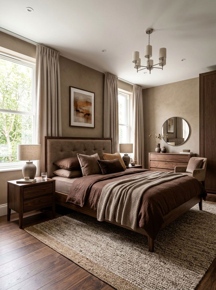 Taupe - 30 subtle bedroom color ideas