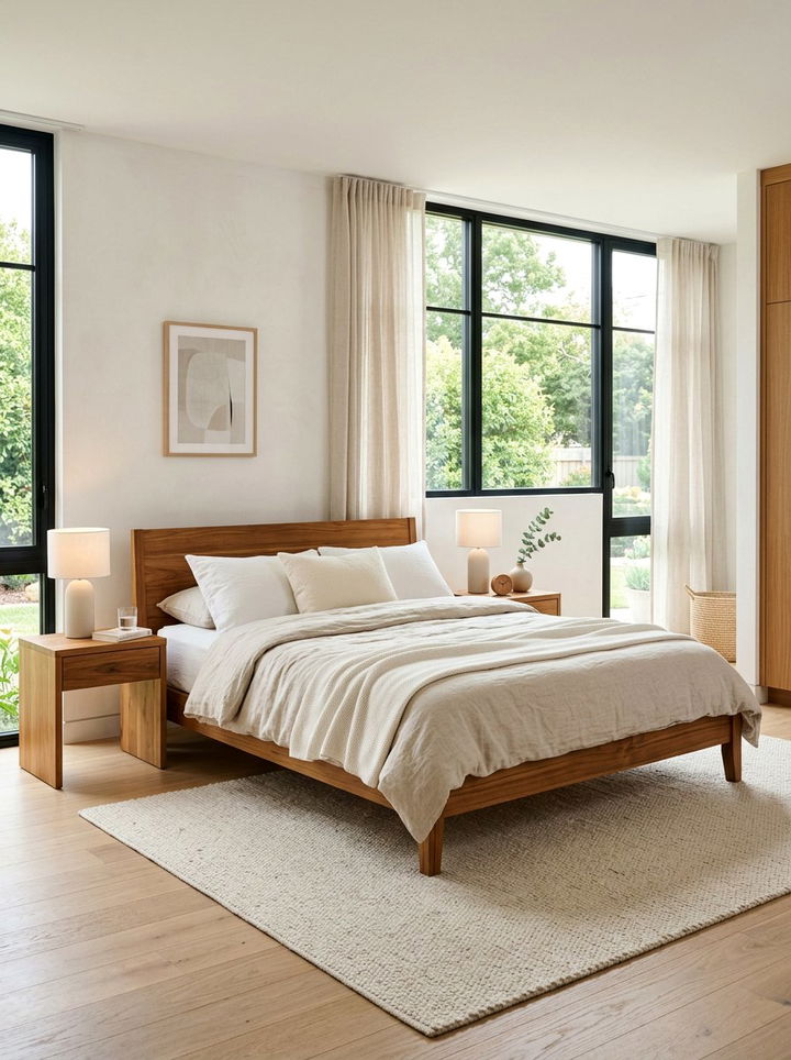 Teak Platform Bed - 30 bedroom teak furniture ideas