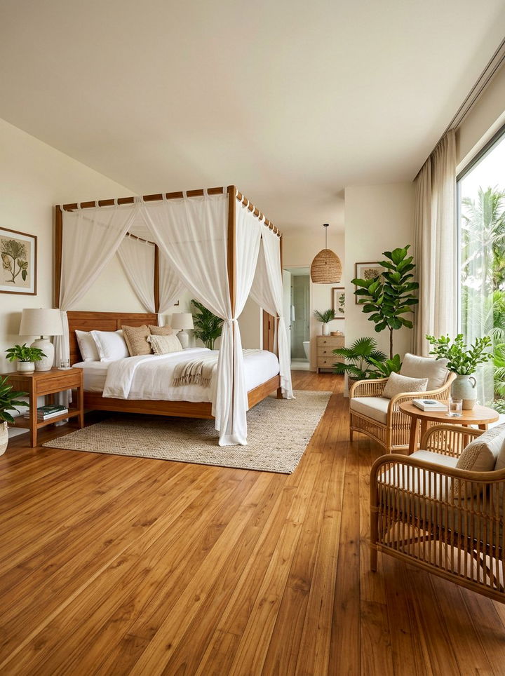 Teak Wood Floor - 30 bedroom hardwood floors