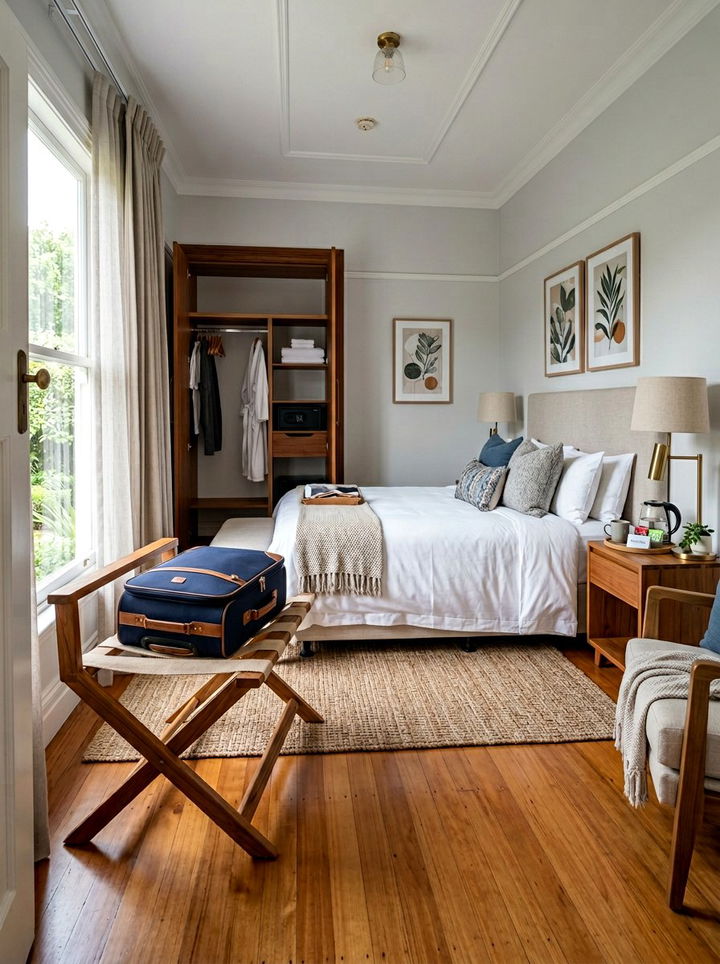 Teak Wood Luggage Rack - 30 bedroom teak furniture ideas