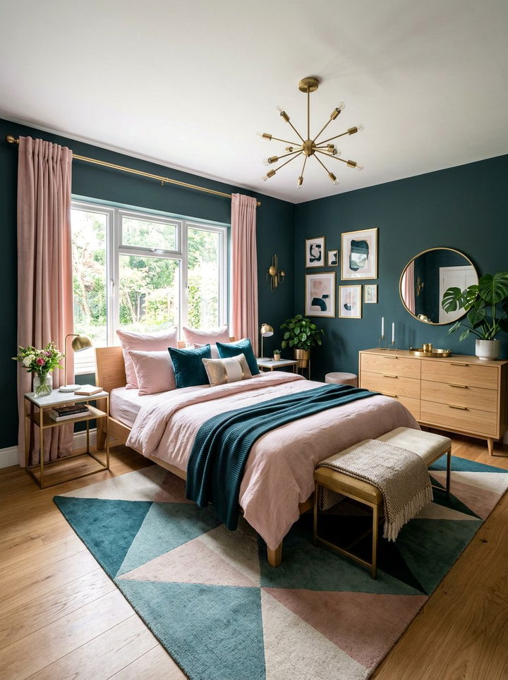 Teal And Pink Bedroom - 30 teal bedroom ideas