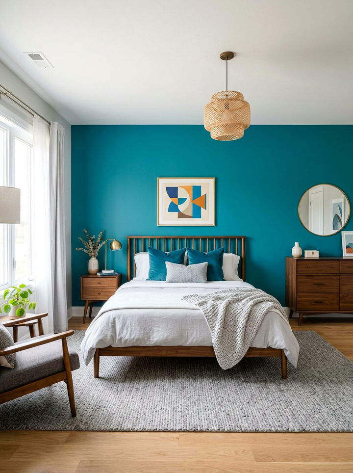 Teal Bedroom - 30 cool toned bedroom ideas