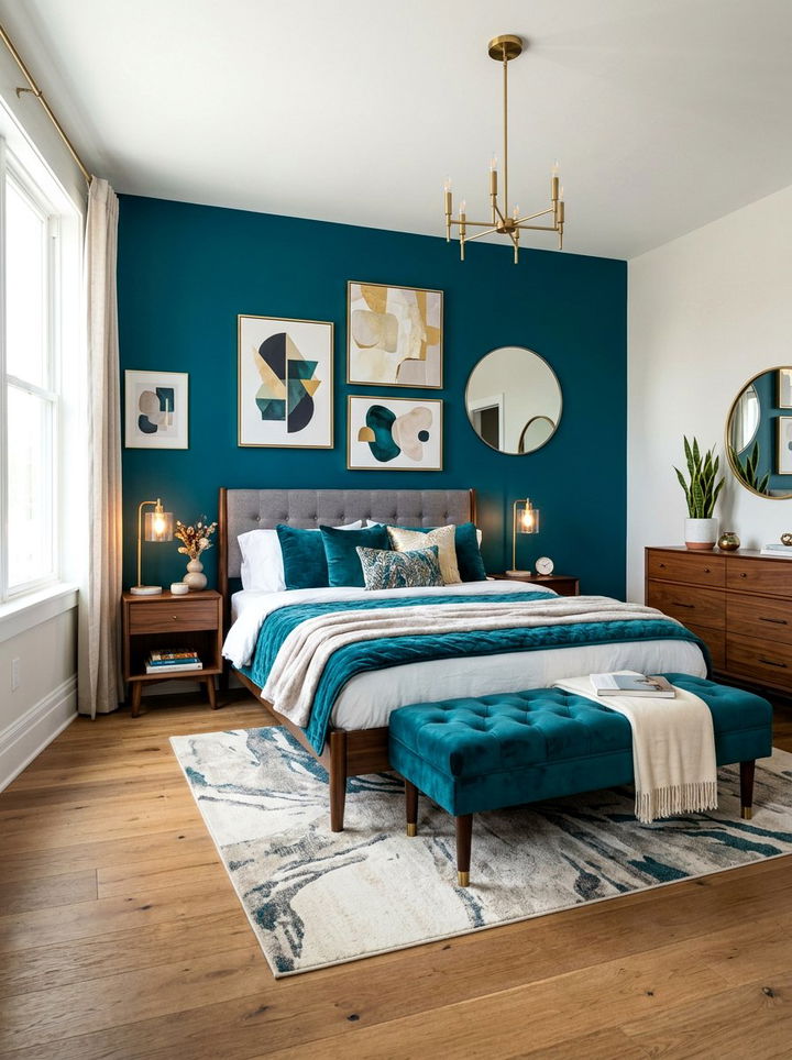 Teal Blue Bedroom Decor - 30 cool blue bedroom ideas